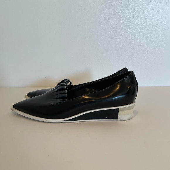 Acne Studios Black Platform Flats - Size 7 - Picture 3 of 6